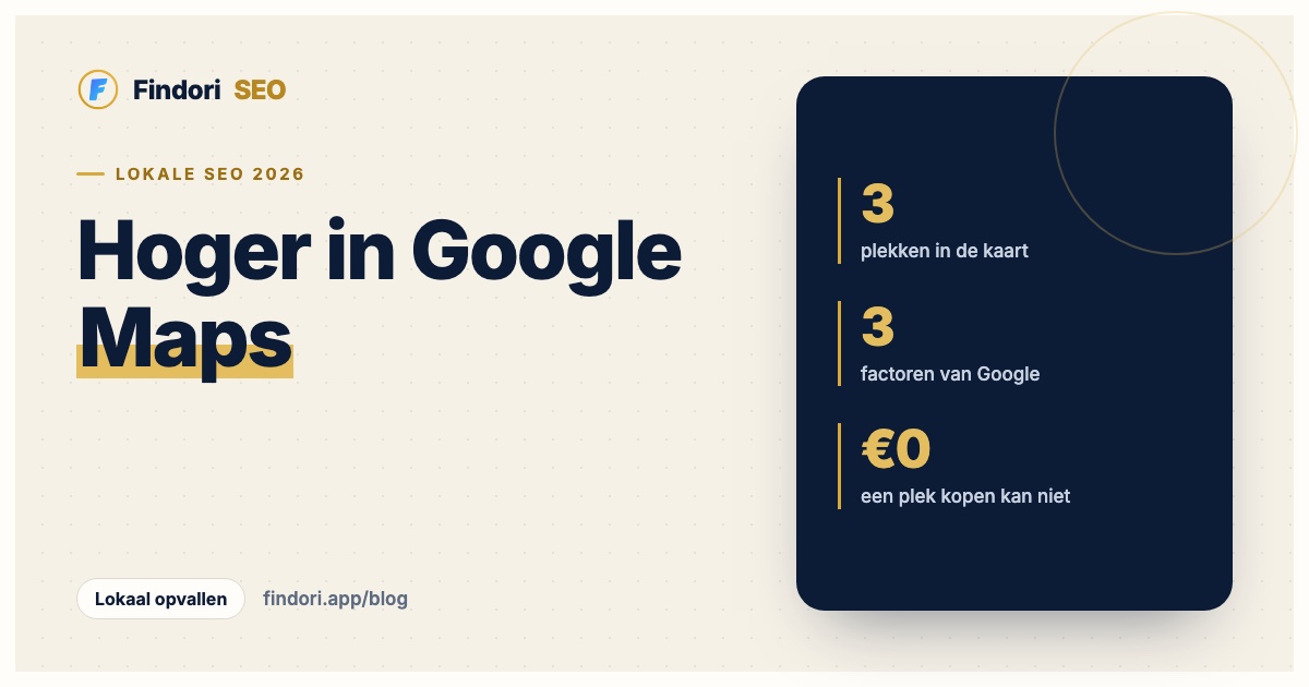 Lokale SEO: hoger in Google Maps in je eigen regio