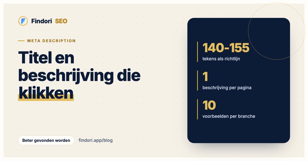 Een goede meta description schrijven, met voorbeelden