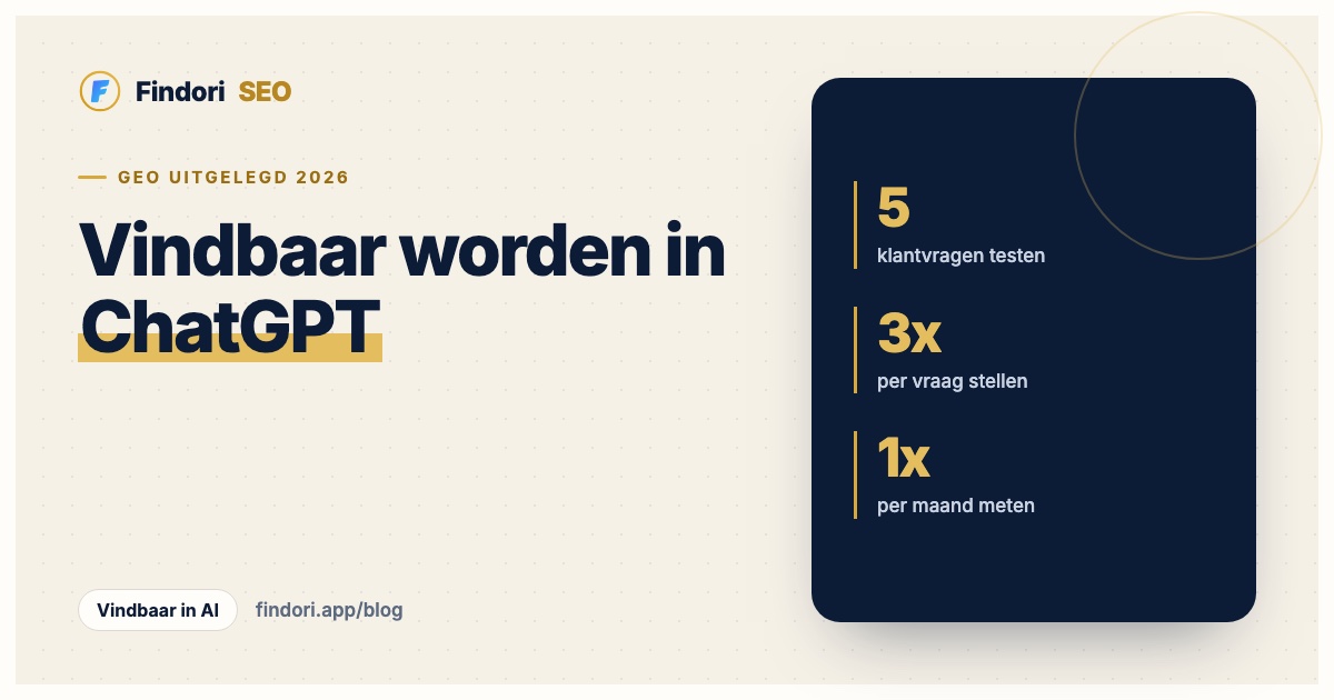 Wat is GEO? Vindbaar worden in ChatGPT en AI